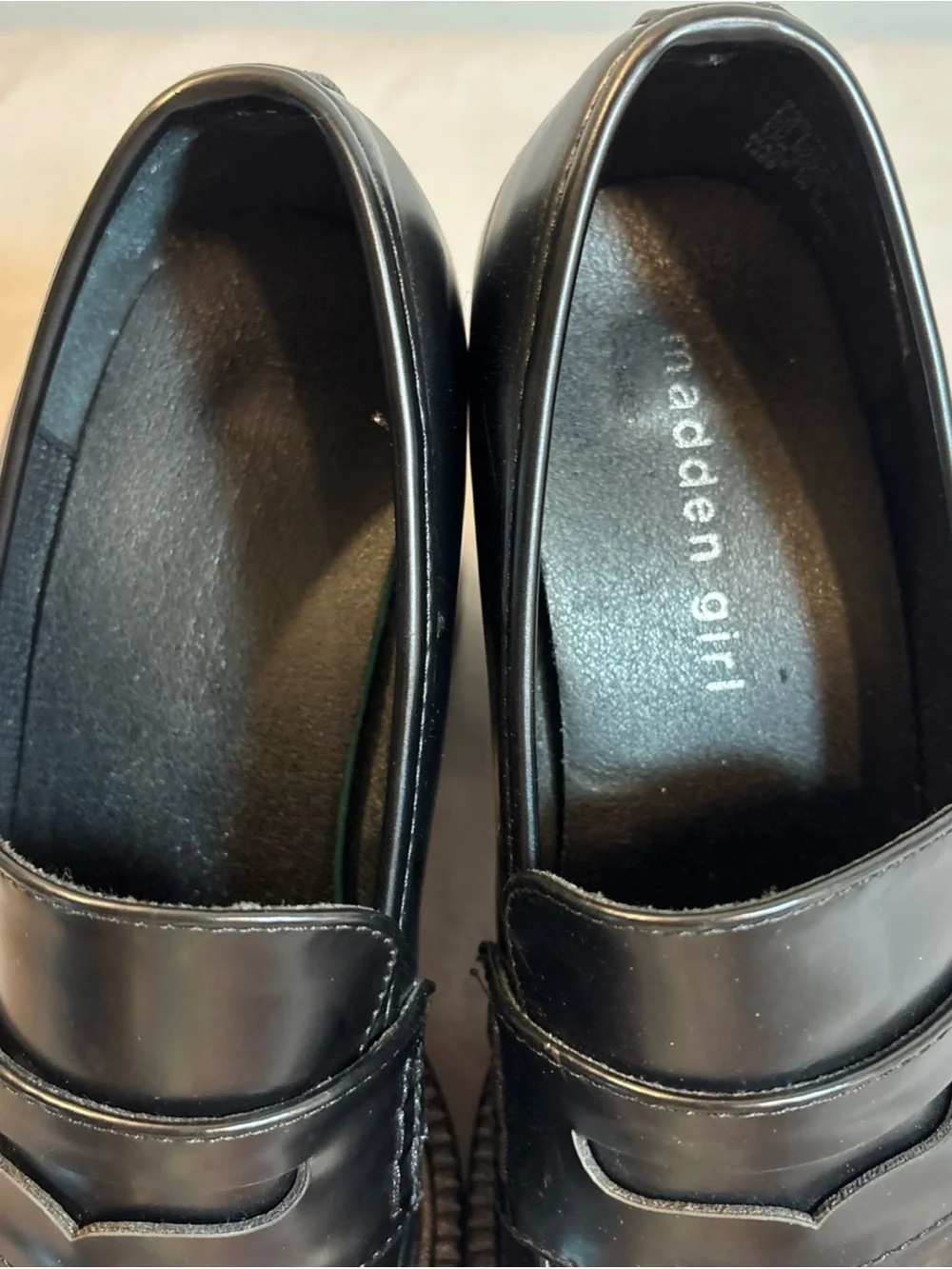 Madden Girl Kassidy Platform Lug Sole Penny Loafer